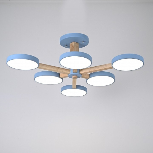 Люстра на штанге Imperiumloft TURNA Blue TURNA-B01