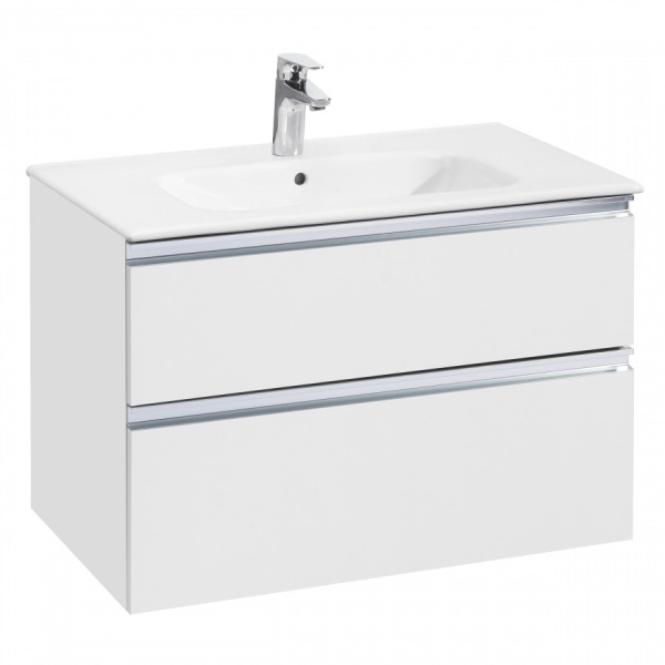 Тумба под раковину Roca Gap 80 A857399806 белый глянец