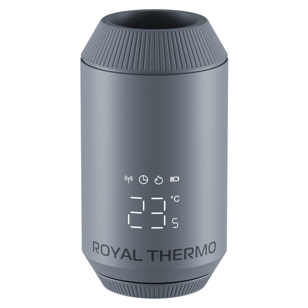 Термостат радиаторный электронный Royal Thermo Smart Heat 2.0, серебристый