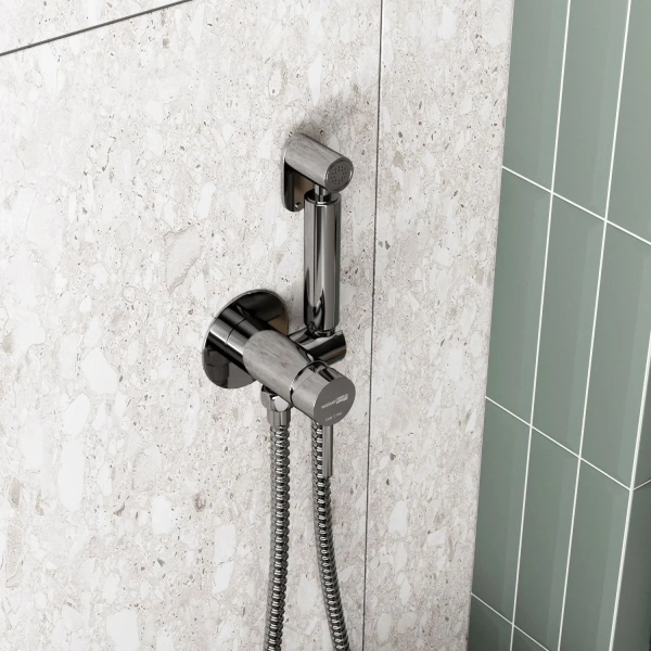 Гигиенический душ WasserKRAFT A70138 со смесителем, хром