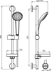 Душевой гарнитур Ideal Standard IdealRain Soft B9412AA