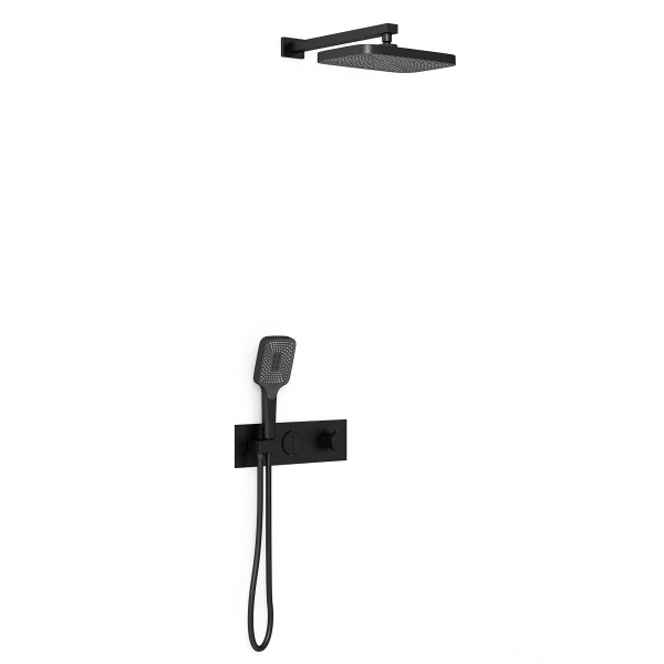 Душевой комплект Vincea VSFW-422T1MB матовый черный
