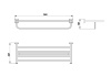 Полка Timo Selene 10058/00
