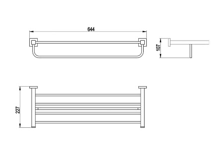 Полка Timo Selene 10058/00