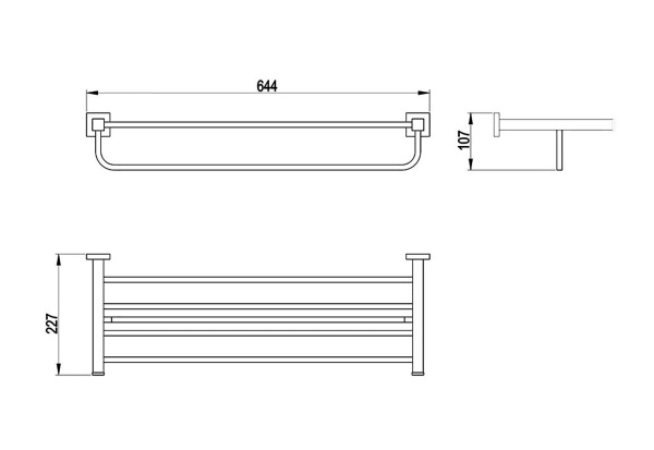 Полка Timo Selene 10058/00