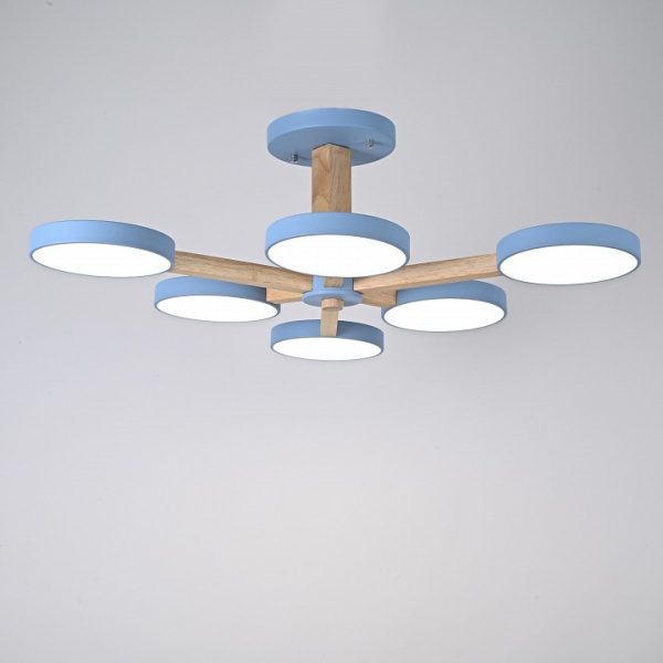 Люстра на штанге Imperiumloft TURNA Blue TURNA-B01