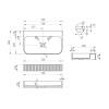 Раковина Vincea 75 см VWB-6SG75MW белый матовый