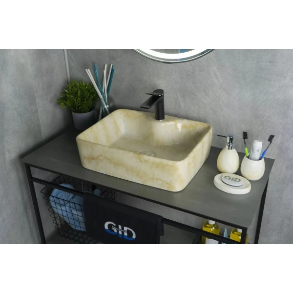 Раковина 48x37 см GID Stone Edition Mnc606