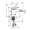 Смеситель для биде hansgrohe Vivenis 75200700 белый матовый
