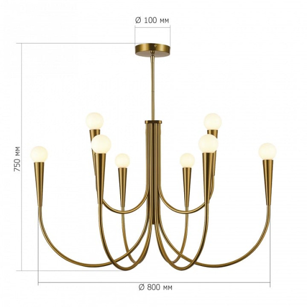 Люстра на штанге ST-Luce Dutchess SL1243.303.09
