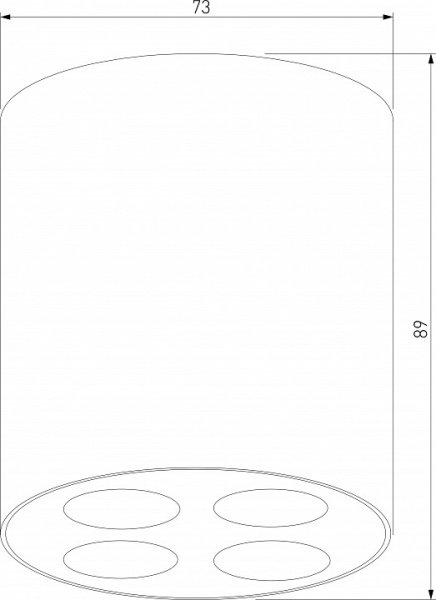 Накладной светильник Elektrostandard Points a067485