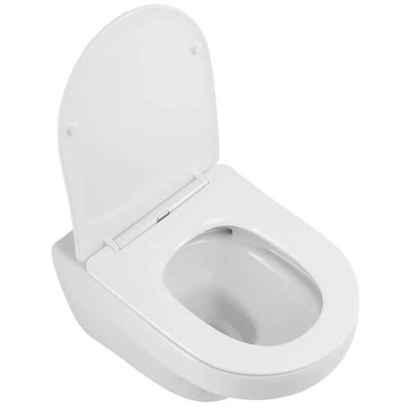 Унитаз подвесной Cezares Duet CZR-2462-TH-TOR безободковый, белый