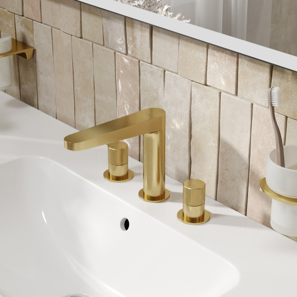 Смеситель для раковины WasserKRAFT Schunter 8235 золото