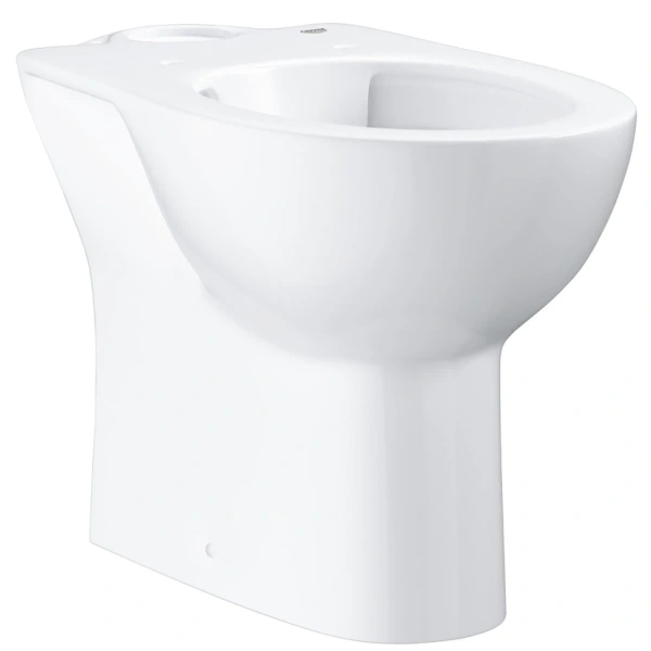Унитаз-компакт Grohe Bau Ceramic 39349000 + 39436000 + 39493000 безободковый, с сиденьем микролифт, альпийский белый