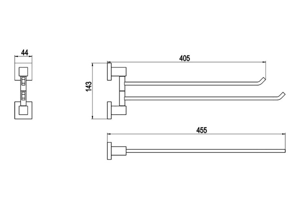 Полотенцедержатель Timo Selene 10059/00