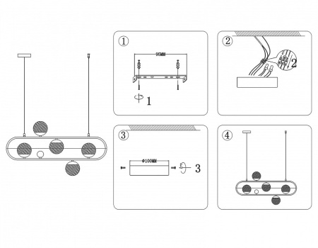 Подвесной светильник Ambrella Light TR TR5433