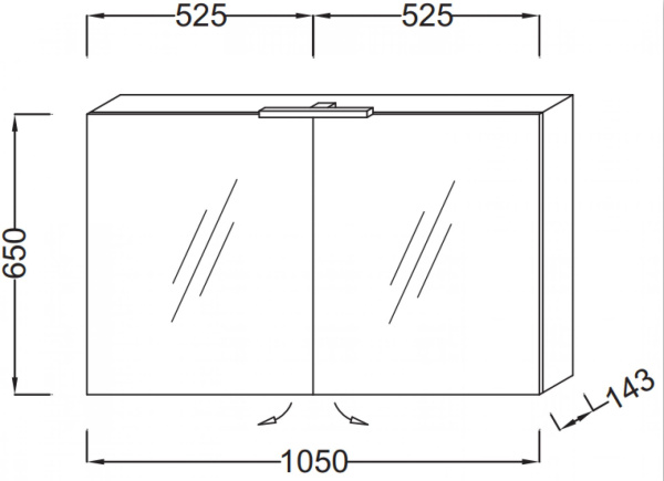 Зеркало-шкаф Jacob Delafon EB787RU-N18 белый блестящий