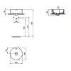 Раковина 38x38 см Ideal Standard Strada II T292901