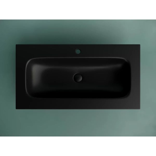Раковина Ceramica Nova Grace CN7019MB 91x45,7 см, накладная, черный матовый