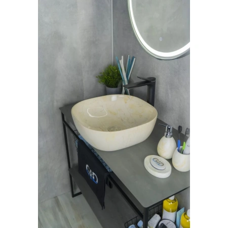 Раковина 42,5x42,5 см GID Stone Edition Mnc542