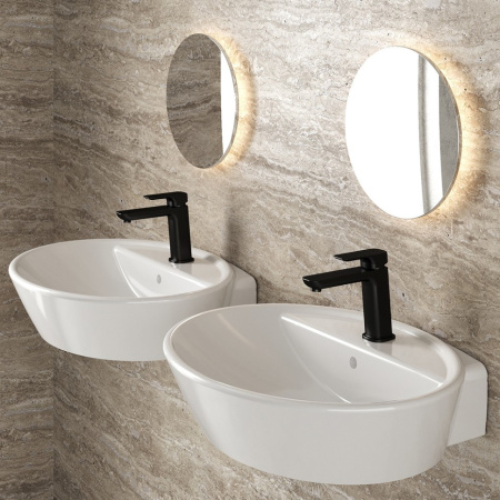 Смеситель для раковины Paini Nove 09YO205ME черный матовый