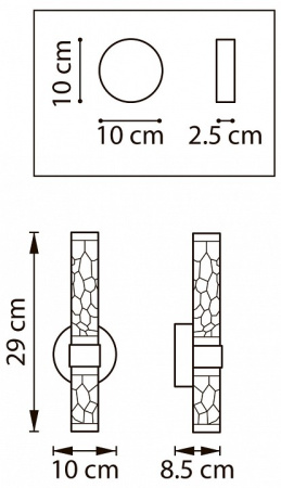 Бра Lightstar Acrile 737662