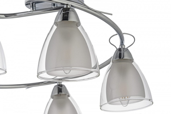 Потолочная люстра Arti Lampadari Paola Tavenna Nickel Paola E 1.1.5 N