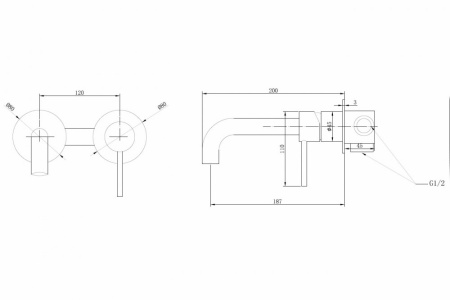 Смеситель для раковины Abber Wasser Kreis AF8112G золото матовое