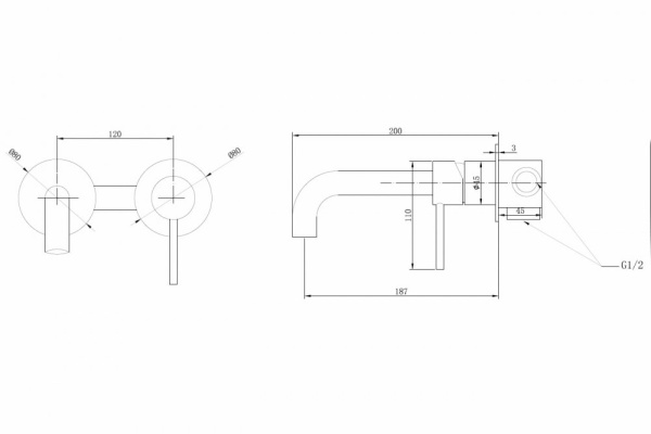 Смеситель для раковины Abber Wasser Kreis AF8112G золото матовое