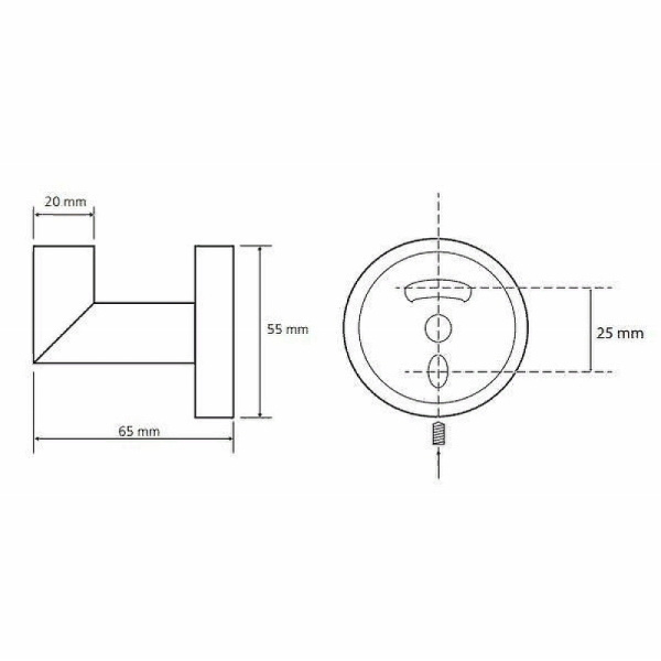 Крючок Bemeta Dark 104206020