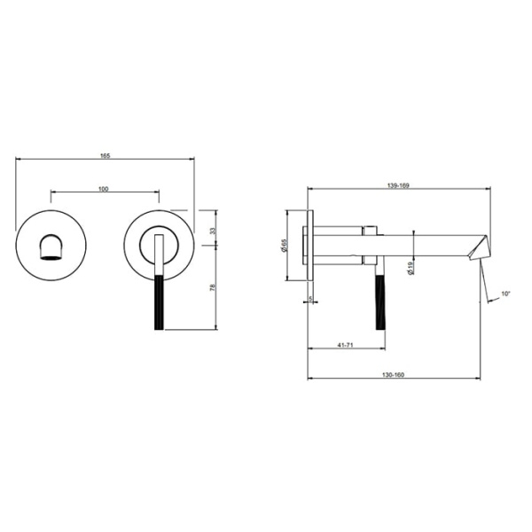 Смеситель для раковины Gessi Anello 63581#031