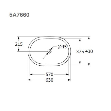 Раковина Villeroy&Boch Architectura 57 5A766001