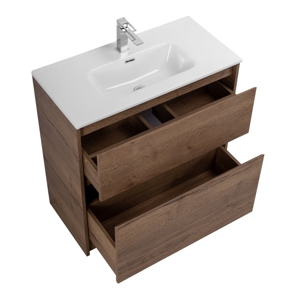 Тумба под раковину BelBagno Kraft 39 60 KRAFT39-600/390-2C-PIA-RT дуб табак