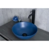 Раковина-чаша GID 9081bum 36x36 см, накладная, синий матовый