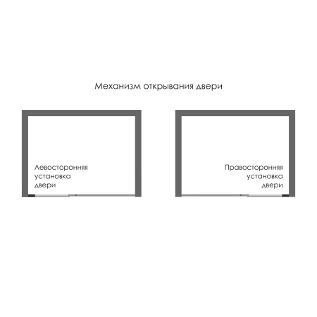 Душевая дверь WasserKRAFT Neime 120 19P05 профиль белый стекло прозрачное