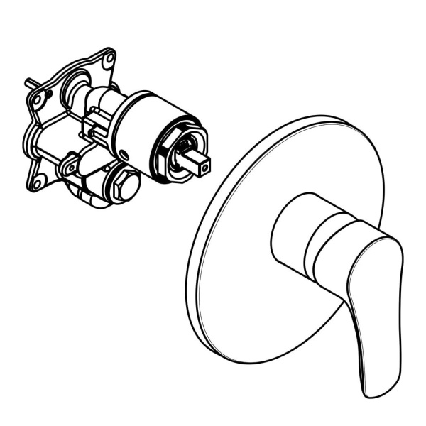 Смеситель для душа Kludi Zenta 386550575