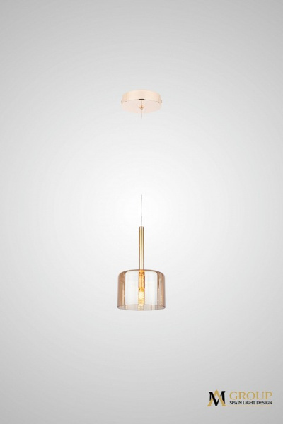 Подвесной светильник AM-Group AM355 AM355-D140 AMBER