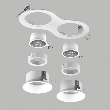 Встраиваемый светильник Lightstar Domino D6260606WMOD