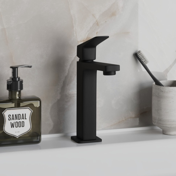 Смеситель для раковины Paini Bari RTYO205 черный матовый