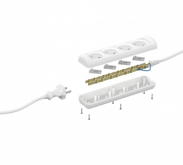 Удлинитель Эра  U-4-3m-2x1