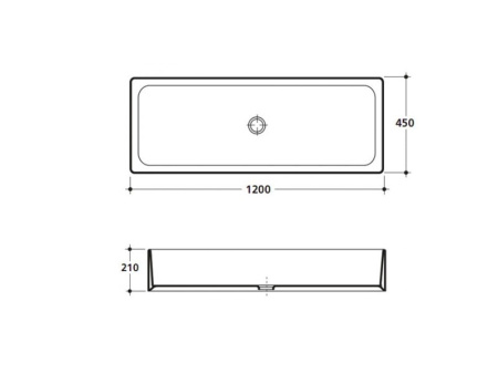 Раковина Hatria Specials 120 YN0501