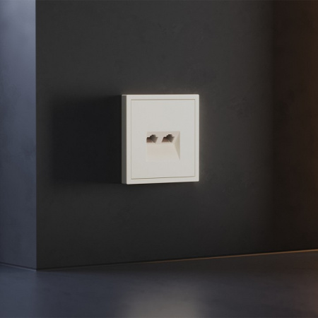 Накладка для розетки RJ-11 или RJ-45 Voltum S70 VLS001413