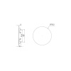 Декоративная накладка Iddis Kitchen line CAPBS00i59 сатин