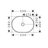 Раковина Hansgrohe Xuniva U 55 60166450