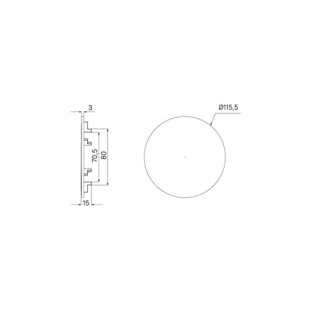Декоративная накладка Iddis Kitchen line CAPBS00i59 сатин