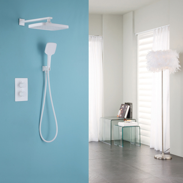 Душевой комплект Abber Weiss Insel AF8051W белый