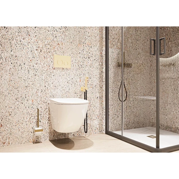 Унитаз подвесной Veconi Moro XL VMO-52T безободковый, торнадо, с сиденьем микролифт, белый