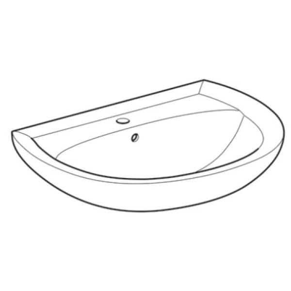 Раковина 70x53 см Geberit Renova 223070000