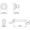 Смеситель для раковины Stella Bamboo BT 01413 CR00