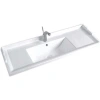 Раковина CeramaLux NYJ840-90 91,5x46 см, накладная, белый